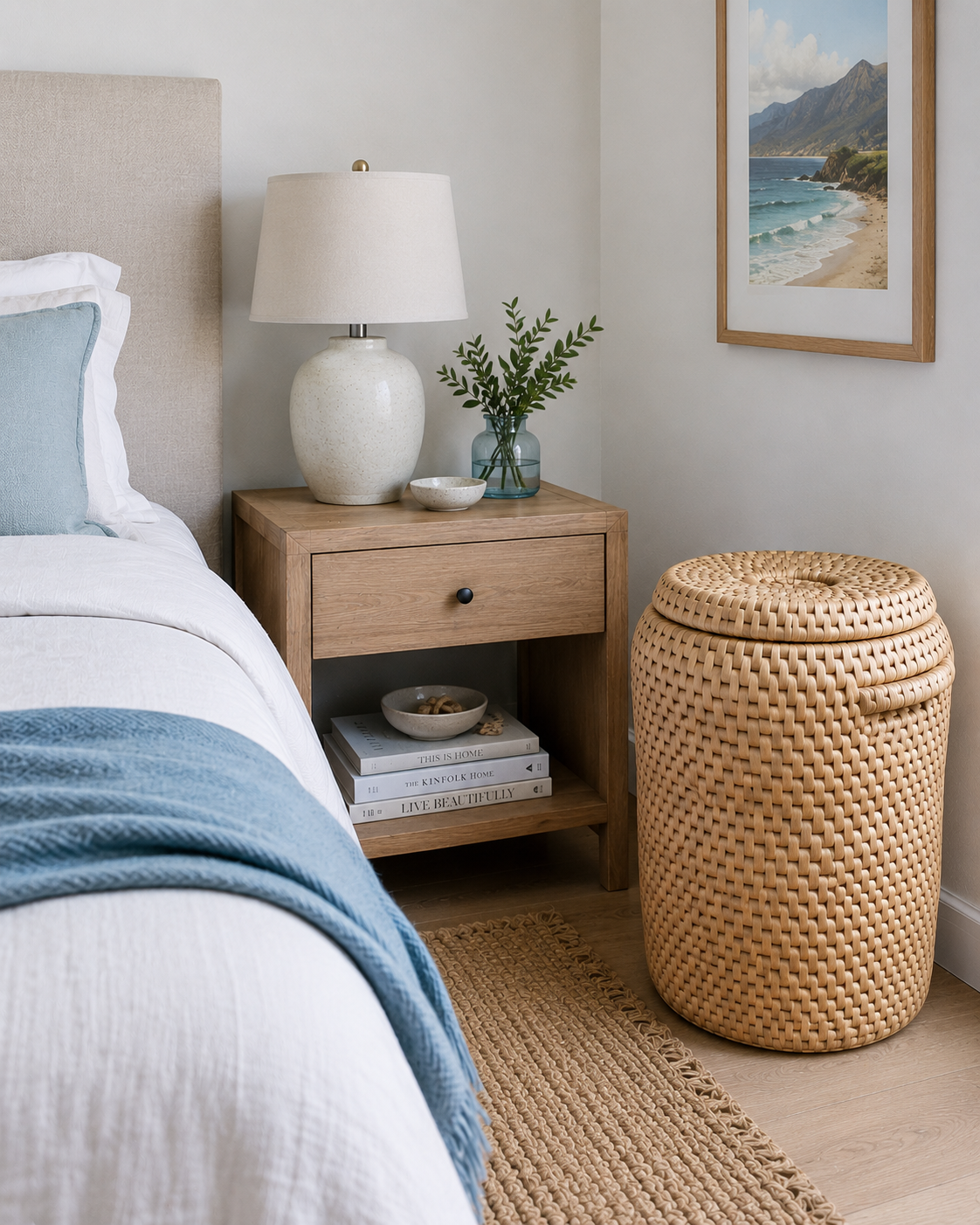 Grass Woven Laundry Basket