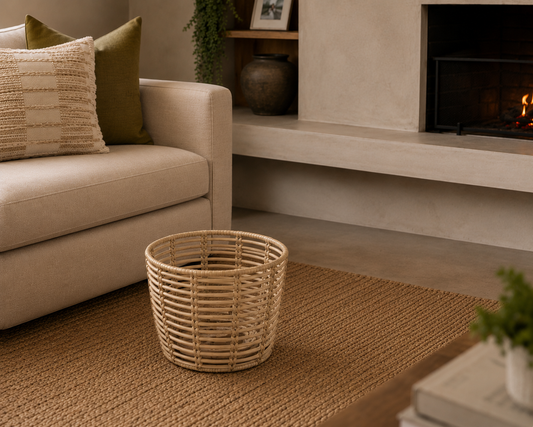 Small Storage Basket (No handles) - Natural