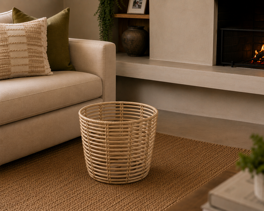 Medium Storage Basket (No handles) - Natural