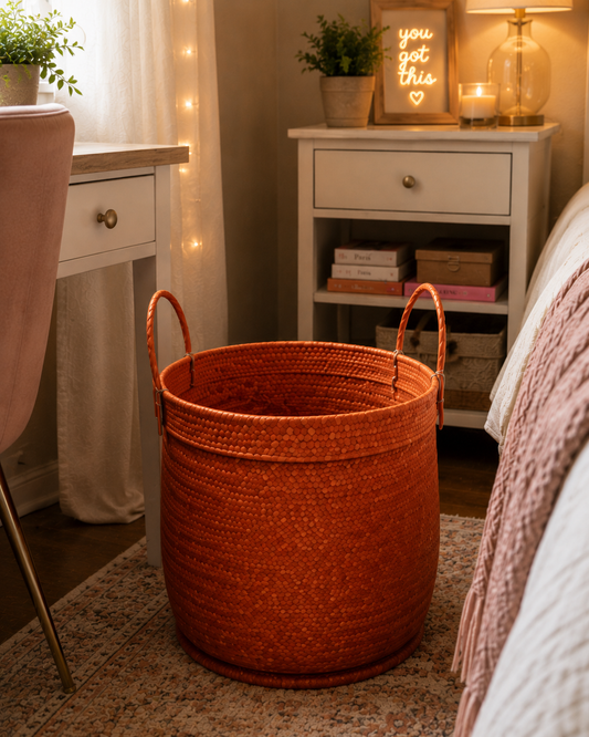 Large Softbags Round Handles - Orange